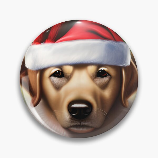 Item preview, Christmas Chinook Wearing A Santa Hat designed and sold by ZenEverAI.