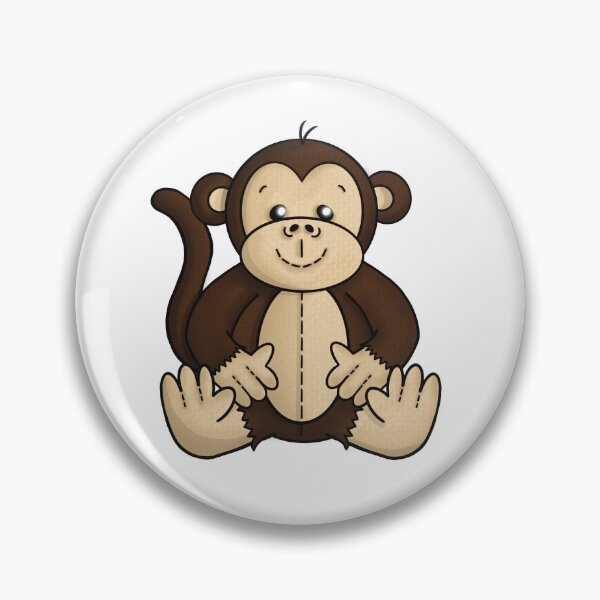 Item preview, Stuffed Monkey designed and sold by honeybeepaper.