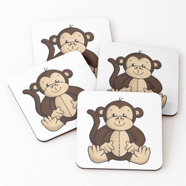 Item preview, Stuffed Monkey designed and sold by honeybeepaper.