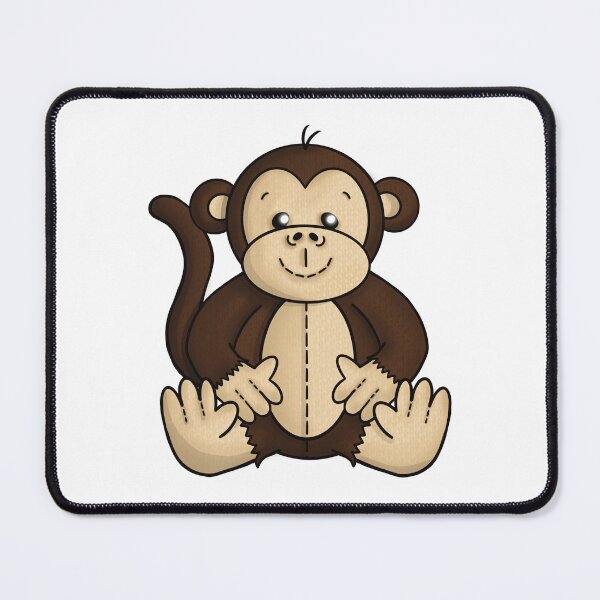 Item preview, Stuffed Monkey designed and sold by honeybeepaper.