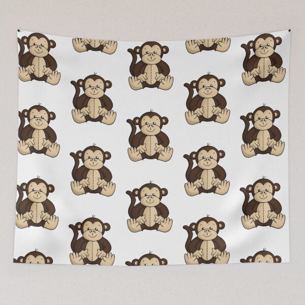 Item preview, Stuffed Monkey designed and sold by honeybeepaper.