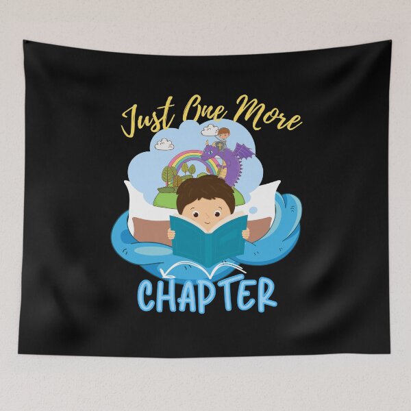 Item preview, Just One More Chapter Boy Reading designed and sold by Novelty-Shirts.