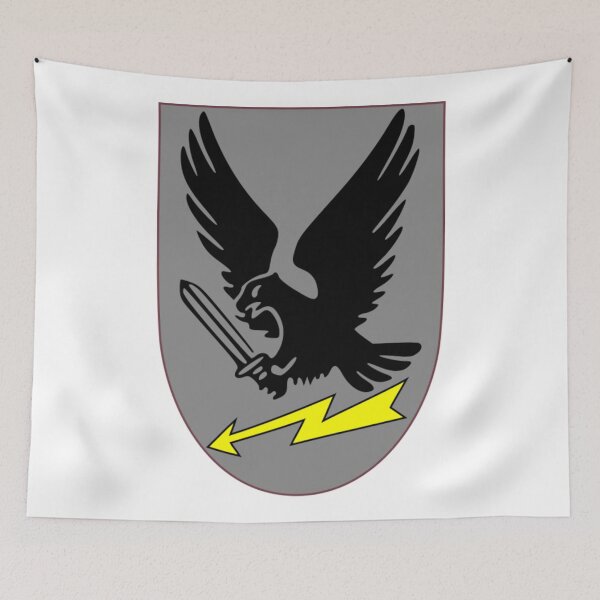 Item preview, Coat of Arms of Army Signal Battalion DLO designed and sold by HeraldryCabinet.