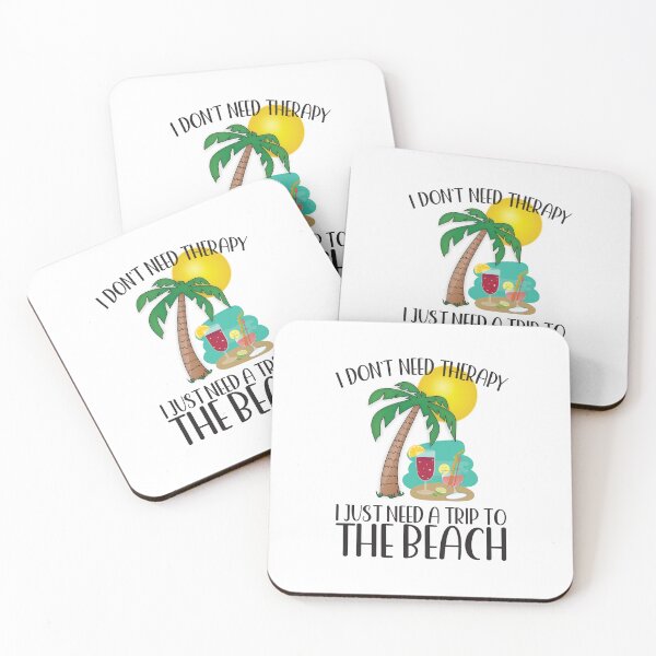 Item preview, I DON'T NEED THERAPY I JUST NEED A TRIP TO THE BEACH. designed and sold by ittybittyowl.