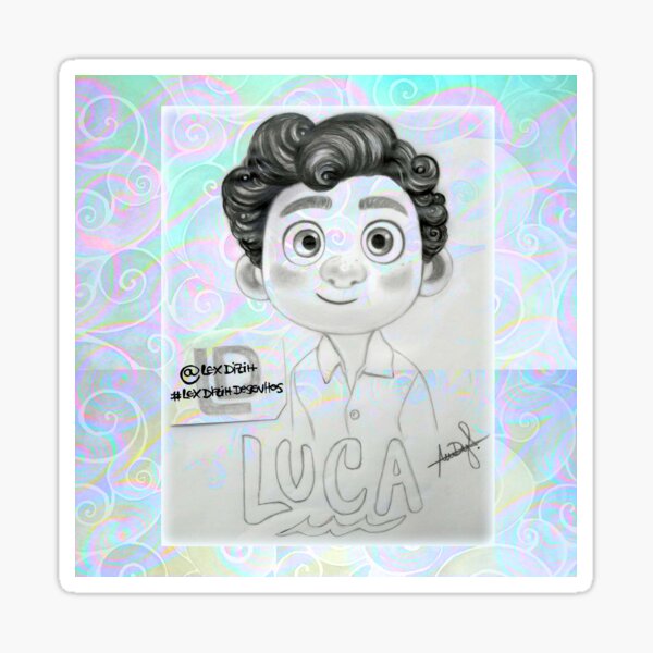 Just a simple Luca movie fan-art Sticker by Ramona Bruno