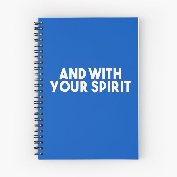 Item preview, And With Your Spirit - Catholic Mass Response (Bold White)   designed and sold by TheCatholicLady.
