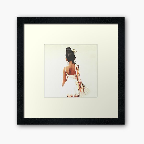 African American Ballerina Framed Art Print