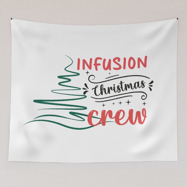 Item preview,  Infusion Christmas Crew,Chemo Infusion Nurse Ugly Christmas,Xmas NP Infusion Tech Christmas Tree Tee,Chemo Secretary Clerk, designed and sold by akd - MARKET ⭐ ⭐ ⭐ ⭐ ⭐.
