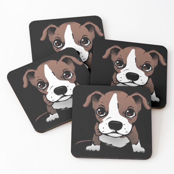 Item preview, Cute AmStaff Puppy designed and sold by NiftyTees.