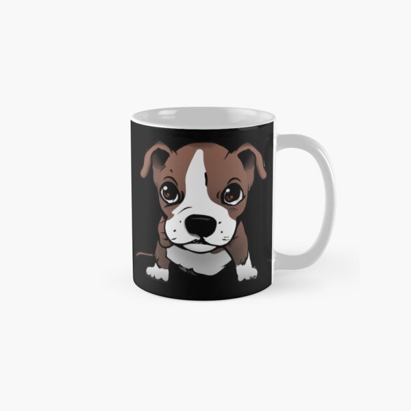 Artikel-Vorschau von Süßer AmStaff-Welpe, designt und verkauft von NiftyTees.