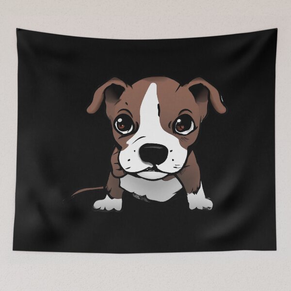 Item preview, Cute AmStaff Puppy designed and sold by NiftyTees.