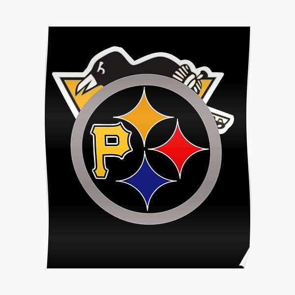 Pittsburgh Sports Teams Poster, Pittsburgh Steelers, Pittsburgh Pirates,  Pittsburgh Penguins Art