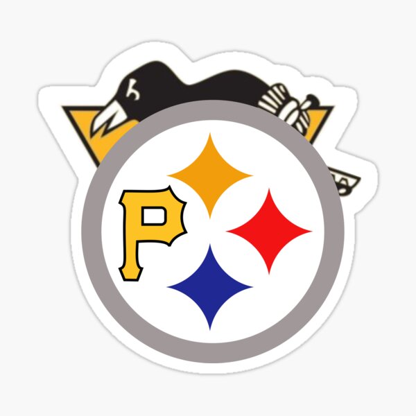 Pittsburgh Steelers Penguins Pirates MASH UP Vinyl Decal / Sticker
