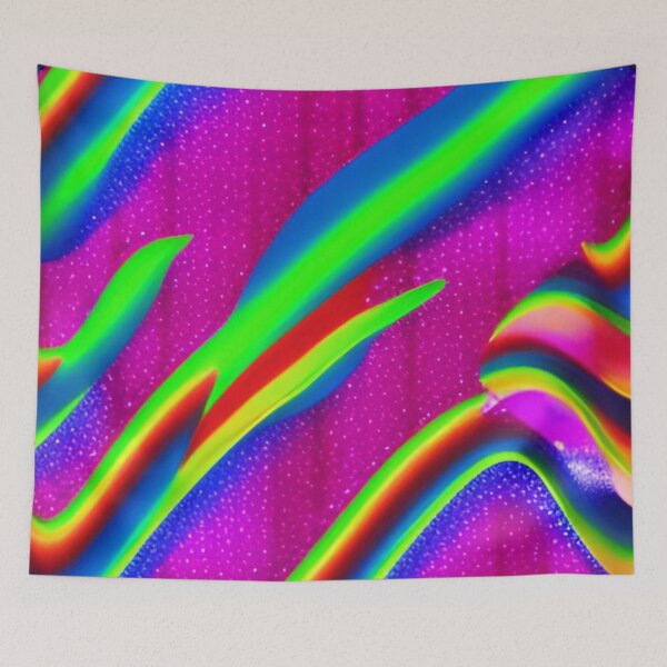 Item preview, Vibrant Colorful Squiggly Pattern designed and sold by bandjdesigns.