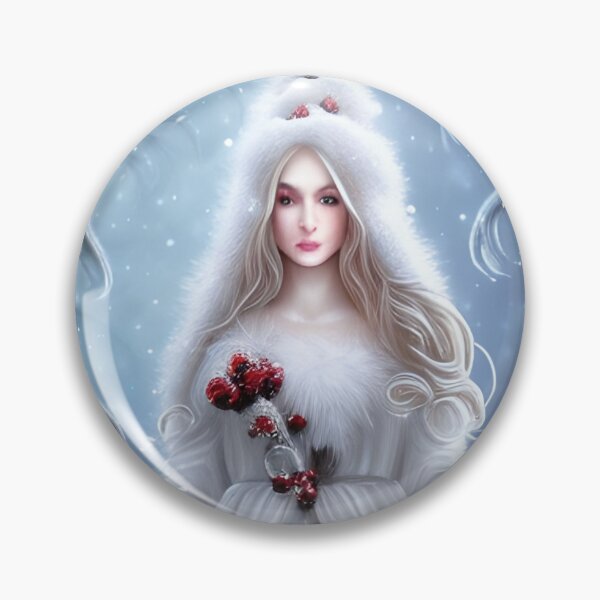 Item preview, A Beautiful Lady of Winter, fantasy art designed and sold by LoneAngel.