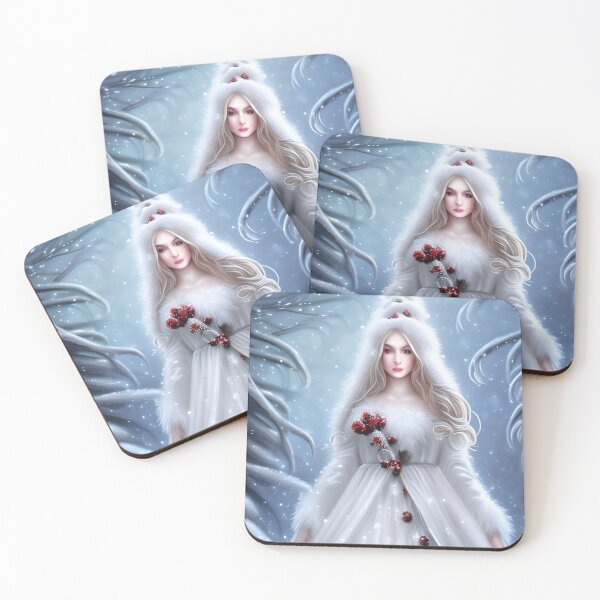 Item preview, A Beautiful Lady of Winter, fantasy art designed and sold by LoneAngel.