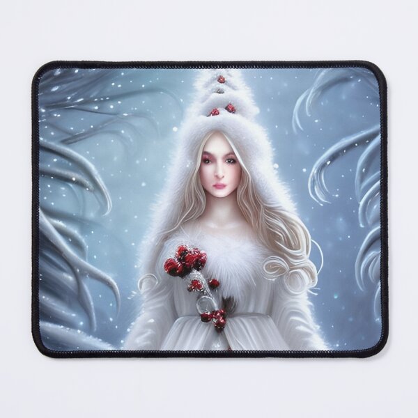 Item preview, A Beautiful Lady of Winter, fantasy art designed and sold by LoneAngel.