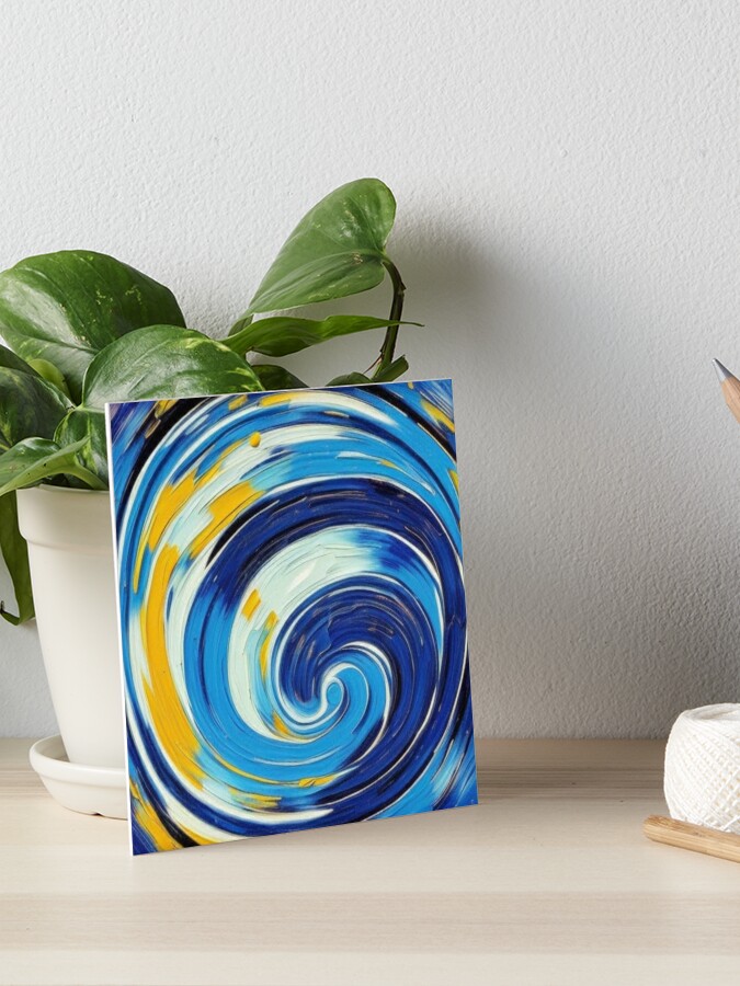 Blue Spiral Art, Prints & Paintings For Sale