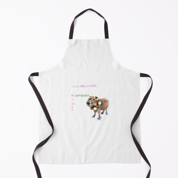 Item preview, Capybara gamer meme shirt designed and sold by fleentstones.