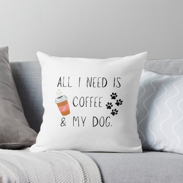Item preview, All I need is coffee and my dog designed and sold by OceanBelle.