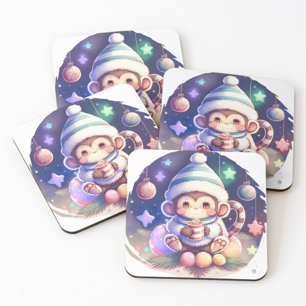 Item preview, Monkey Christmas Tshirt Gift | Christmas Pajamas Gifts | Cute Christmas t-shirt | Holiday Monkey Graphic Tee designed and sold by personalpopshop.