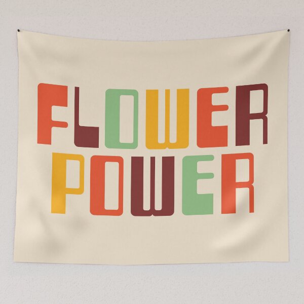 Item preview, Flower Power Typography designed and sold by bolimj.