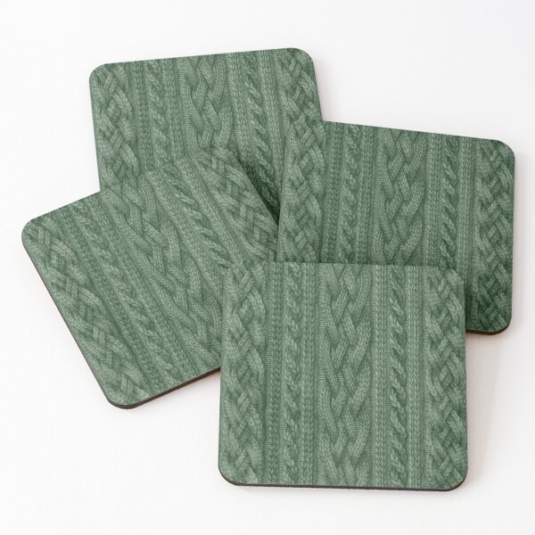 Item preview, Pine Green Cable Knit designed and sold by ZHField.