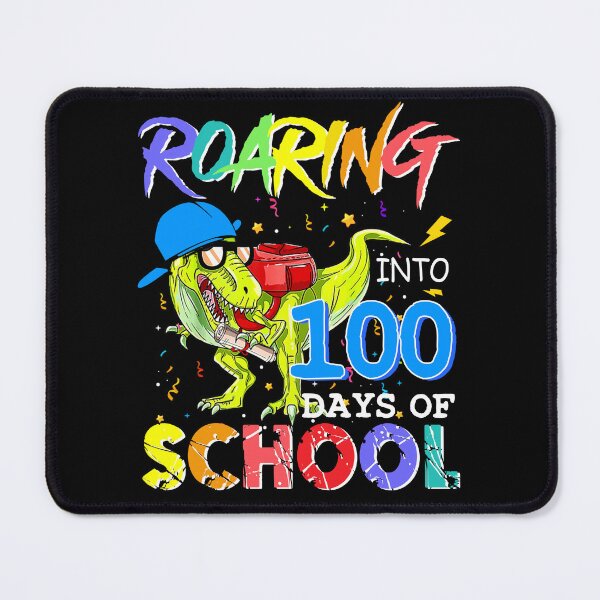 Item preview, Roaring Into 100 Days Of School Dinosaur Rex Boys designed and sold by SamArtistbyAUS.