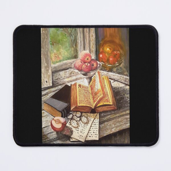 Item preview, A window view, takeing you back in time, still life painting designed and sold by OilPaintsHatts.