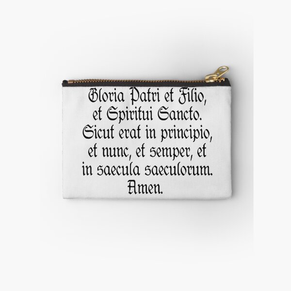 Item preview, Glory Be Catholic Prayer in Latin (Traditional Latin Mass) : Gloria Patri et Filio et Spiritu Sancto designed and sold by TheCatholicLady.