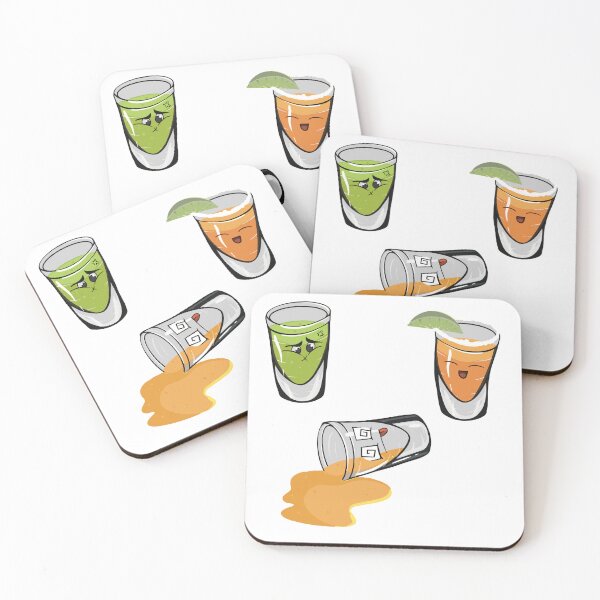Item preview, Cheerful Little Shot Glasses Sticker Pack designed and sold by Gigglefactory.