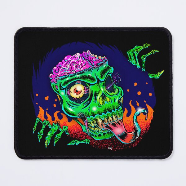 Item preview, halloween zombie skull designed and sold by pollosparatodos.