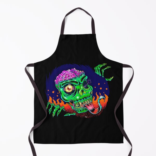 Item preview, halloween zombie skull designed and sold by pollosparatodos.