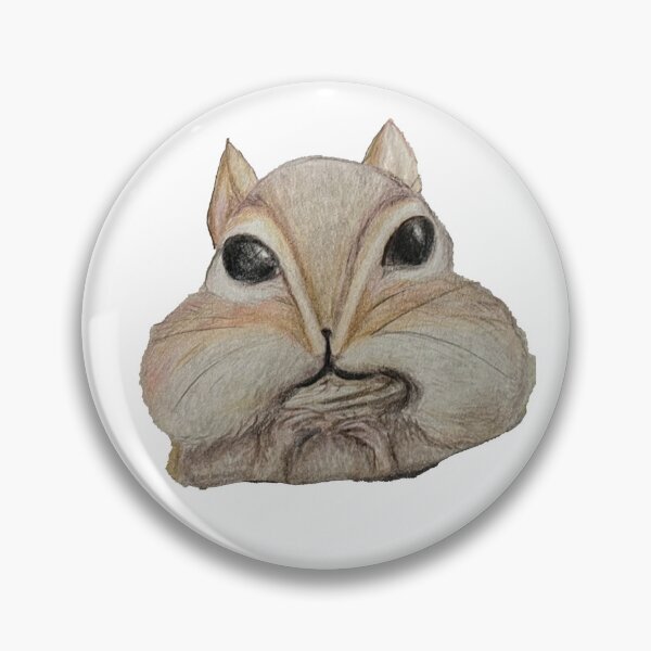 Item preview, Korean Squirrel Face (hand-Drawn Pencil Sketch) designed and sold by YujunShop.