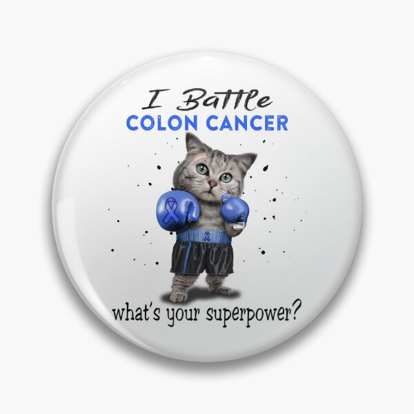 Item preview, Guerrero contra el cáncer de colon: lucho contra el cáncer de colon ¿Cuál es tu superpoder? designed and sold by Jennpak.