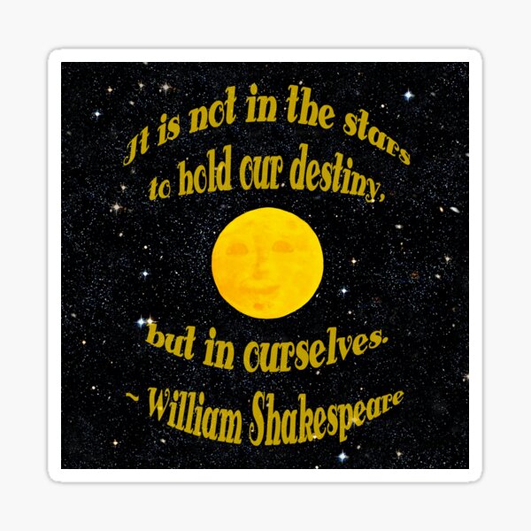 Item preview, Moon, Stars and Shakespeare on Destiny designed and sold by IdeaJones.