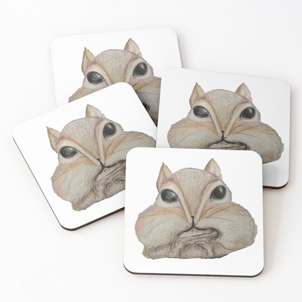 Item preview, Korean Squirrel Face (hand-Drawn Pencil Sketch) designed and sold by YujunShop.