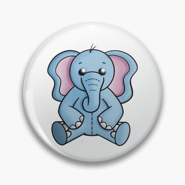 Item preview, Stuffed Elephant designed and sold by honeybeepaper.