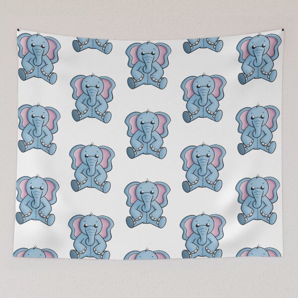 Item preview, Stuffed Elephant designed and sold by honeybeepaper.