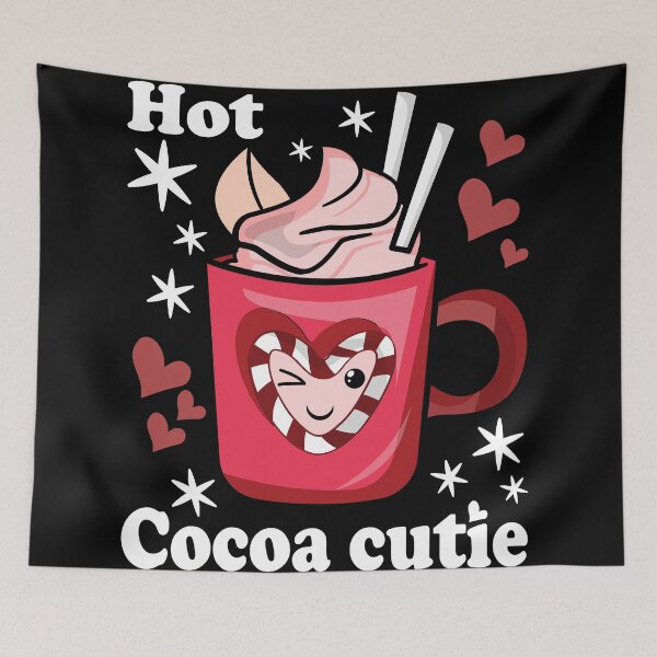 Item preview, Hot Cocoa Cutie Cute and Funny Delicious Hot Cocoa - Black designed and sold by PearlMoonGrapes.