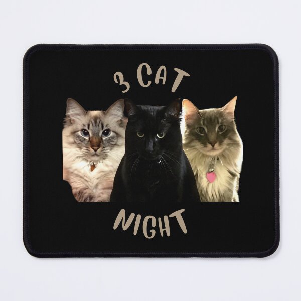 Item preview, 3 Cat Night designed and sold by SnarkyTeesMugs.