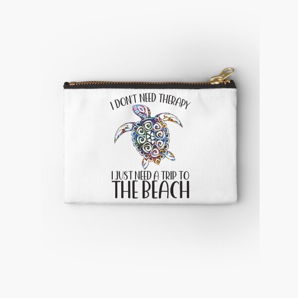 Item preview, I DON'T NEED THERAPY I JUST NEED A TRIP TO THE BEACH SEA TURTLE designed and sold by ittybittyowl.