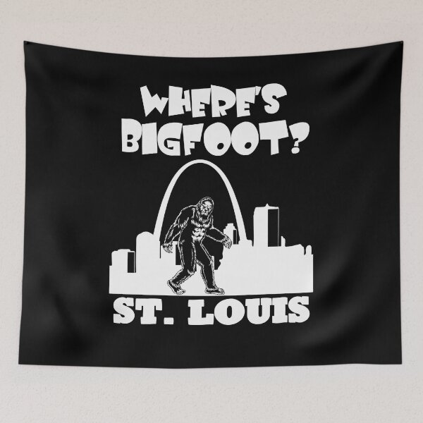 Item preview, Bigfoot in ST Louis Bigfoot gifts MO illustration funny gift designed and sold by BRtisticDesigns.
