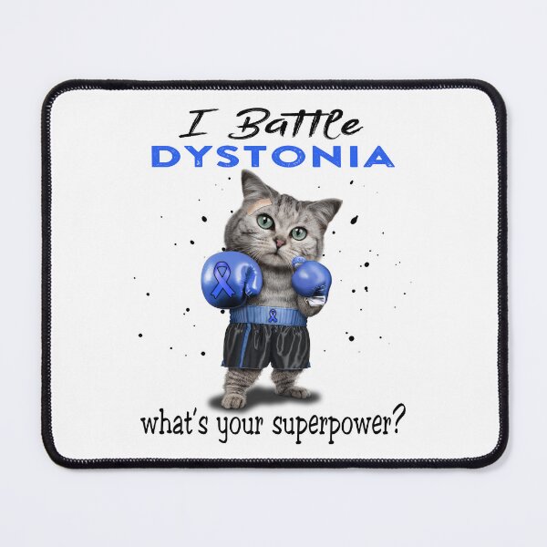 Item preview, Dystonia Warrior - I Battle Dystonia What Is Your Superpower? designed and sold by Jennpak.