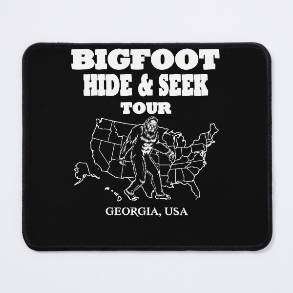 Item preview, Bigfoot Hide & Seek concert tee-GEORGIA USA funny gift idea designed and sold by BRtisticDesigns.