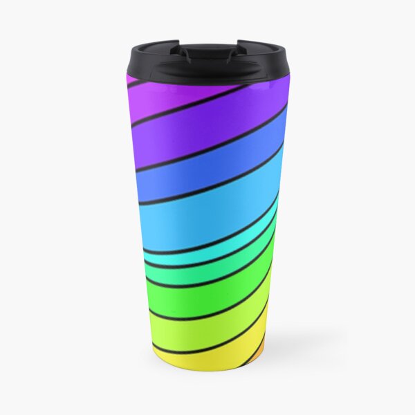 RAINBOWS ON RAINBOWS Travel Coffee Mug