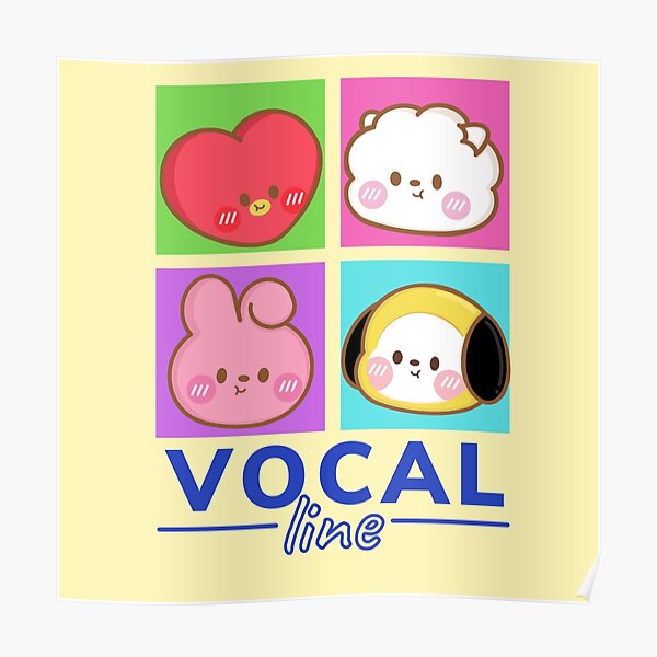 "Cute BTS ARMY Vocal Line bias" Poster for Sale by shiminee | Redbubble