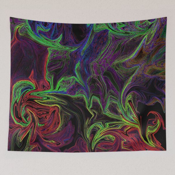 Item preview, Liquid Graffiti Glowing Red designed and sold by blakcirclegirl.