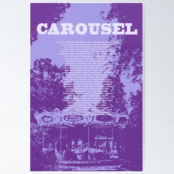 Item preview, Carousel song 5sos poster designed and sold by islandchicart.