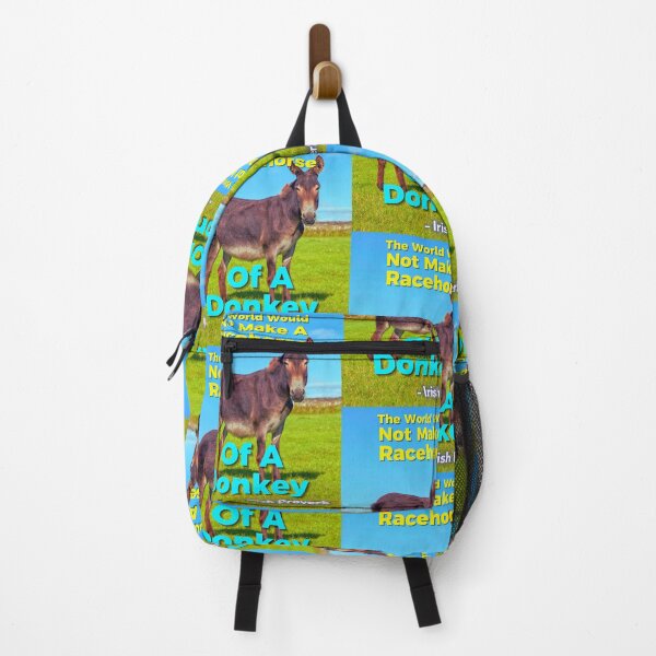 Item preview, Irish Proverb - The World Would Not Make A Racehorse Of A Donkey designed and sold by IrishProverbs.